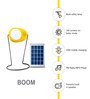 Boom- [3-In-1] Portable Solar Lamp with Fm, Mp3, & USB Mobile Charging Solar Light Lamp with Yellow Base